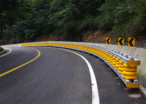 استاندارد ISO Rolling Guardrail Barrier قابل تنظیم