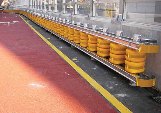 قیمت خوب Yellow With Black Stripes Safety Roller Barrier Width 500 Mm Accessories Ideal for Warehouse and Safety Applications آنلاین