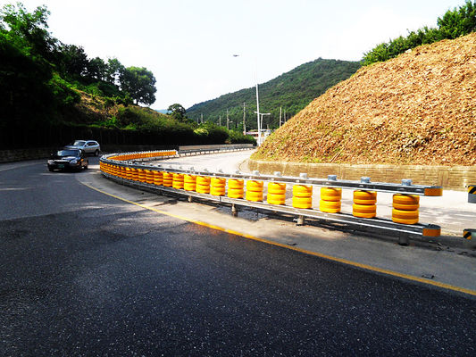 قیمت خوب ارتفاع پانل 1.2m Rolling Guardrail Barrier ارائه رنگ حصار قرمز و اندازه رولر قطر 245 350 میلی متر در ایمنی رویداد استفاده می شود آنلاین