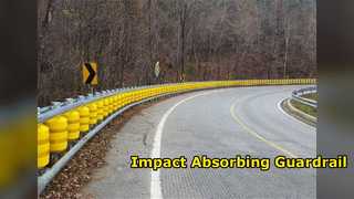 راه‌های امن‌تر Rolling Guardrail Barrier